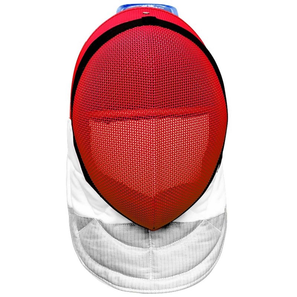 350N Fencing Helmet, Fencing Hat, Fencing Training Equipment for Fencing Training(Red(Fixed Lining),X-Large)