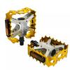 Wellgo Old School BMX MTB Bear Trap 1/2" Bicycle Pedals, Gold, WE3040 view 1