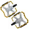 Wellgo Old School BMX MTB Bear Trap 1/2" Bicycle Pedals, Gold, WE3040 view 2