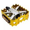 Wellgo Old School BMX MTB Bear Trap 1/2" Bicycle Pedals, Gold, WE3040 view 3