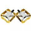 Wellgo Old School BMX MTB Bear Trap 1/2" Bicycle Pedals, Gold, WE3040 view 4