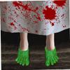 Jorzer Halloween Slippers Monster Feet Big Jumbo Foot Slippers Cosplay Costume Props for Party 1Pair Beige. view 2