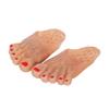 Jorzer Halloween Slippers Monster Feet Big Jumbo Foot Slippers Cosplay Costume Props for Party 1Pair Beige. view 3