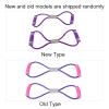 HERCHR Resistance Rope, 2Pcs 8-Shaped Pull Rope Chest Expander Elasticity Belt Stretching Strap Yoga Fitness Equipment for Muscle Training(Purple) view 2