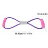 HERCHR Resistance Rope, 2Pcs 8-Shaped Pull Rope Chest Expander Elasticity Belt Stretching Strap Yoga Fitness Equipment for Muscle Training(Purple) view 3