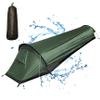 One Man Tent, Ultralight & Waterproof Tent, Breathable 1 Person Tent with Fine Mesh, Portable Backpacking Tent with Carry Bag for Camping Mountaineering Fishing Travel, 1 Man Tent Waterproof, Green view 1