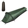 One Man Tent, Ultralight & Waterproof Tent, Breathable 1 Person Tent with Fine Mesh, Portable Backpacking Tent with Carry Bag for Camping Mountaineering Fishing Travel, 1 Man Tent Waterproof, Green view 2