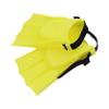 Kids Flippers, Kids Swim Fins, Flippers for Kids, Short Youth Flippers Swimming Training Fins for Swimming and Diving, Lap Swimming Pool Snorkeling,Flippers for Children Girls Boys Beginner (Yellow) view 1