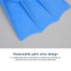 Kids Flippers, Kids Swim Fins, Flippers for Kids, Short Youth Flippers Swimming Training Fins for Swimming and Diving, Lap Swimming Pool Snorkeling,Flippers for Children Girls Boys Beginner (Yellow) view 4