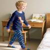 Fiodrimy Boys Pajamas 2 Pieces Pajama Set for Boy Dinosuar Long Set Sleepwear Soft & Cute for Kids 3-8 Years Blue view 3