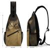 Sling Bag for Women Men Daypack Cat in Cardboard Box Chest Bag Crossbody Backpack for Hiking Travel view 2