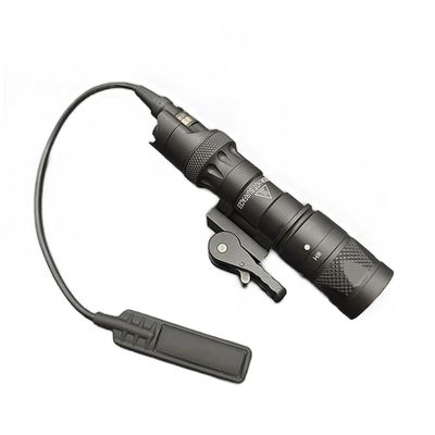AWETHE Tactical Flashlight M323V, 500 Lumen LED Light, Strobe Scout Hunting Light, with Remote Pressure Switch Pad & QD Flashlight Mount, Black