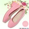 AISFAES Women Pumps Low Chunky Rounded Toe Heels Healed Dress Pumps Elegant Wedges Working Shoes(Pink,US5) view 4