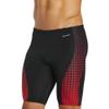 Sporti Boys' Athletic Swim Jammers, Molecule Splice - Red/Black - 22 view 1