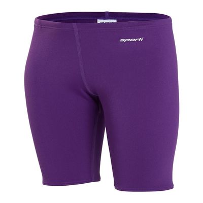 Sporti HydroLast Boys' Athletic Jammer Swimsuit, Solid - Bright Purple - 24