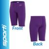 Sporti HydroLast Boys' Athletic Jammer Swimsuit, Solid - Bright Purple - 24 view 4