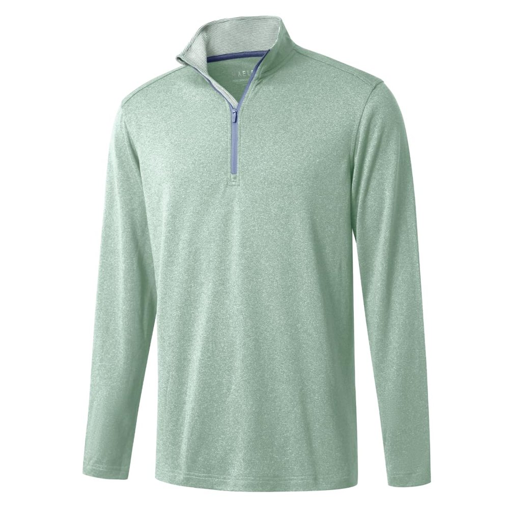 M MAELREG Mens Pullover Quarter Zip Golf Sport Casual Long Sleeve 1/4 Golf Half Zip Pullover Sweatshirts for Men