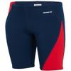 Sporti Boys Swim Jammer Swimsuit  HydroLast Splice Athletic Swimming Shorts, Chlorine-Resistant 4-Way Stretch, UPF 50+, Drawstring, Youth Competitive Team Suit - Navy/Red - 24 view 1