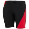 Sporti Boys Swim Jammer Swimsuit HydroLast Splice Athletic Swimming Shorts, Chlorine-Resistant 4-Way Stretch, UPF 50+, Drawstring, Youth Competitive Team Suit - Black/Red - 22 view 1