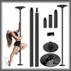 Dance Pole Portable Dancing Pole Black Dancing Pole Kit, Spinning Static Portable Pole Dance Pole for Home Apartment Flat Bedroom, Stripper Pole Heavy Duty Adjustable Height(2.23m-3.77m/7.3ft-12.4ft) view 2