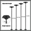 Dance Pole Portable Dancing Pole Black Dancing Pole Kit, Spinning Static Portable Pole Dance Pole for Home Apartment Flat Bedroom, Stripper Pole Heavy Duty Adjustable Height(2.23m-3.77m/7.3ft-12.4ft) view 3