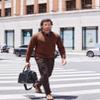 COOFANDY Mens Quarter Zip Pullover Slim Fit Lightweight Sweater Casual Knit Pullover Sweaters Brown Large view 3