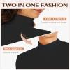 Women's Turtleneck Long Sleeve Shirts Thermal Underwear Fall Winter Fashion Base Layer Casual Lightweight Soft Tops view 4