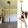 Dance Pole Portable Dancing Pole Professional Gold Stripper Poles, Spinning and Static Dancing Pole Extension - 45mm Portable Fitness Dance Pole Kit for Home Apartment Gym Club, Loads 200kg(274CM-287C view 1