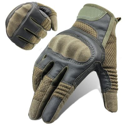 MAKEJ Gloves Outdoor Training Sports Climbing Shooting Hunting Riding Full Finger(Medium)