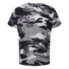 RTRDE T Shirt, Camouflage T-Sports Fitness Short Sleeve Military Camo Crewneck Shirts Mens Casual Slim Fit Shirts Workout (XL, Gray) view 3