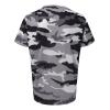 RTRDE T Shirt, Camouflage T-Sports Fitness Short Sleeve Military Camo Crewneck Shirts Mens Casual Slim Fit Shirts Workout (XL, Gray) view 4