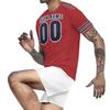 AIFLM Custom Football Jersey Personalized Team Name Number Practice Jerseys Customized Football Shirt for Men Youth Women view 4