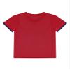 Fldy Kids Boys Soccer Jersey Sports Shirt Short Sleeve T-Shirt Quick-Drying Athletic Tops for Workout Training Running Red 7-8 Years view 4