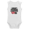 Toddler Baby Clothing Great Grandma & Grandpa Love Me Sleeveless Rompers view 1