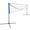 Ucootifly Height Adjustable Portable Badminton Net Set with Carrying Bag Stand/Frame 10FT Large Volleyball Net for Playing Pickleball,Volleyball,Tennis,Lawn - Easy and Fast Assembly view 1