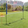 Ucootifly Height Adjustable Portable Badminton Net Set with Carrying Bag Stand/Frame 10FT Large Volleyball Net for Playing Pickleball,Volleyball,Tennis,Lawn - Easy and Fast Assembly view 2