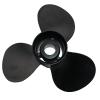 Boat Outboard Propeller 14 1/2x19 for Mercruiser Alpha One/Bravo One&Mercury Black Max 135-300HP Engines, 14.5 x 19 Pitch Aluminum Boat Motor Prop, 15 Tooth Spline, 3 Blades, OEM No.48-832830A45, RH view 3