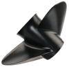 Boat Propeller 13x19 13 1/4x17 13 3/4x15 12 3/4x21 14x11 14x13 for Mercury Black Max 40 50 70 75 80 90 100 115 120 125 140 150 HP Engines, 15 Tooth Spline Aluminum Boat Motor Prop, RH(13 1/4 x 17) view 4