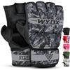 WYOX MMA Gloves for Men & Women  Grappling & Sparring Boxing Gloves with Open Palm Design, Padded Fingerless Training Gloves for Kickboxing, Muay Thai view 1