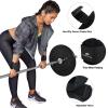 powerfeng Lifting Hooks for Weight Lifting: Weightlifting Hooks Wrist Straps Hand Grip Support for Deadlift Weightlifting Gym Gloves for Men & Women (Black) view 3