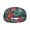 Funny Headbands for Hiking Running Cycling Cool Headbands Rainbow Sweatbands Funny Wide Head Bands view 1