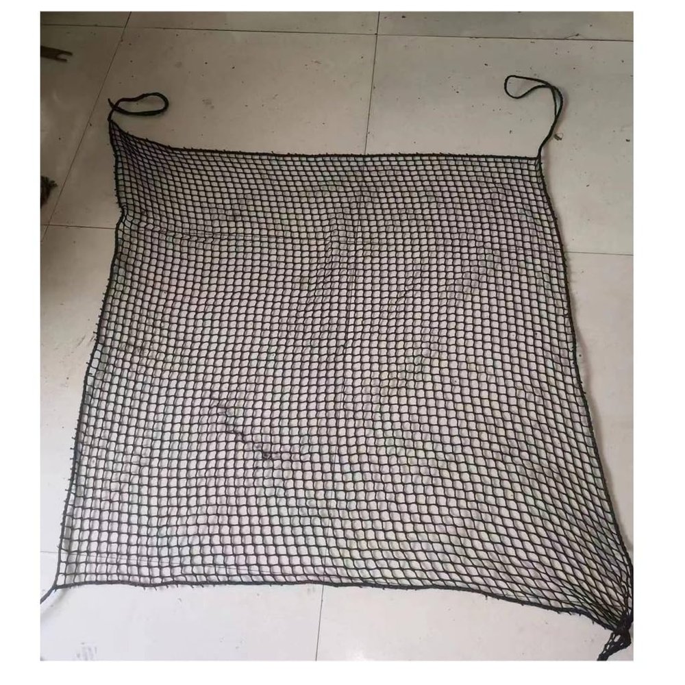 Climbing Cargo Net Kids Outdoor Treehouse Net Double Layers Playground Net Durable Tree House Climbing Net(3X3m)