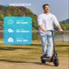 HOVERFLY X3 Electric Scooter for Adults, 10" Solid Tire, Max 18 Mile Range and 20Mph Speed, 500W Motor, with Front Dual Suspension Electric Code Lock, UL2272 Certified Foldable Commuting Escooter view 3