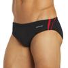 Sporti HydroLast Splice Boys' Athletic Swimwear Briefs, Chlorine-Resistant 4-Way Stretch, Competitive Swimsuit for Boys Training Swimwear - Black/Red - 24 view 1