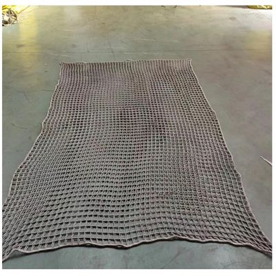 Playground Net Treehouse Net Climbing Cargo Net Tree House Double Layers Climbing Net for Kids Net Bridge(3X3m)