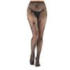 EVERSWE High Waist Fishnet Tights, Thigh High Suspender Stockings (Poker Symbols A14, SM) view 2