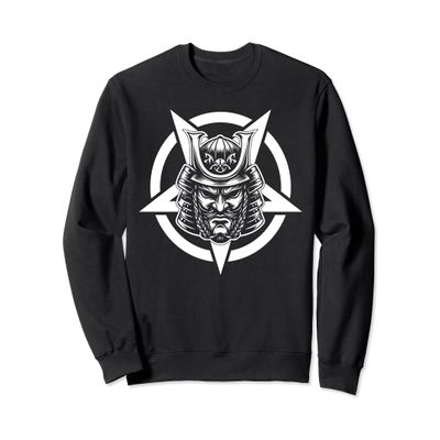 Samurai Mask with Star and Circle Combo Sweatshirt