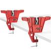 ANCHOM Ski and Snowboard Vises for Tuning, Non-Slip Snowboard Vice Clamp with Rubber Pads, Repair and Waxing, Horizontal and Vertical Working Positions, Stable Snowboard Ski Tuning Grips view 1