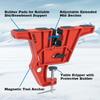 ANCHOM Ski and Snowboard Vises for Tuning, Non-Slip Snowboard Vice Clamp with Rubber Pads, Repair and Waxing, Horizontal and Vertical Working Positions, Stable Snowboard Ski Tuning Grips view 2