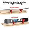 ANCHOM Ski and Snowboard Vises for Tuning, Non-Slip Snowboard Vice Clamp with Rubber Pads, Repair and Waxing, Horizontal and Vertical Working Positions, Stable Snowboard Ski Tuning Grips view 3